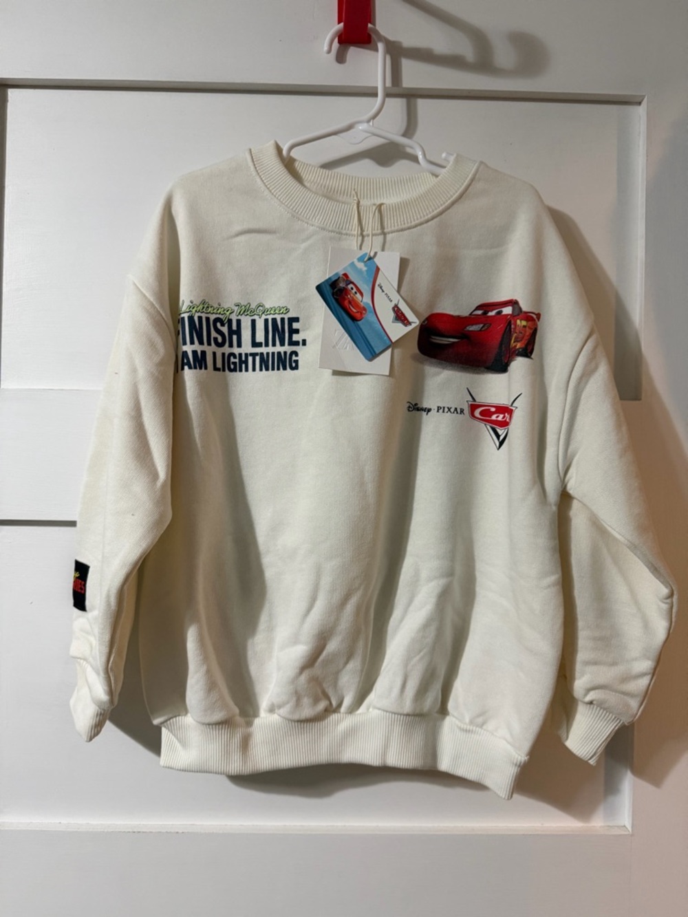 ZARA Lightning McQueen Cars Pullover Sweatshirt